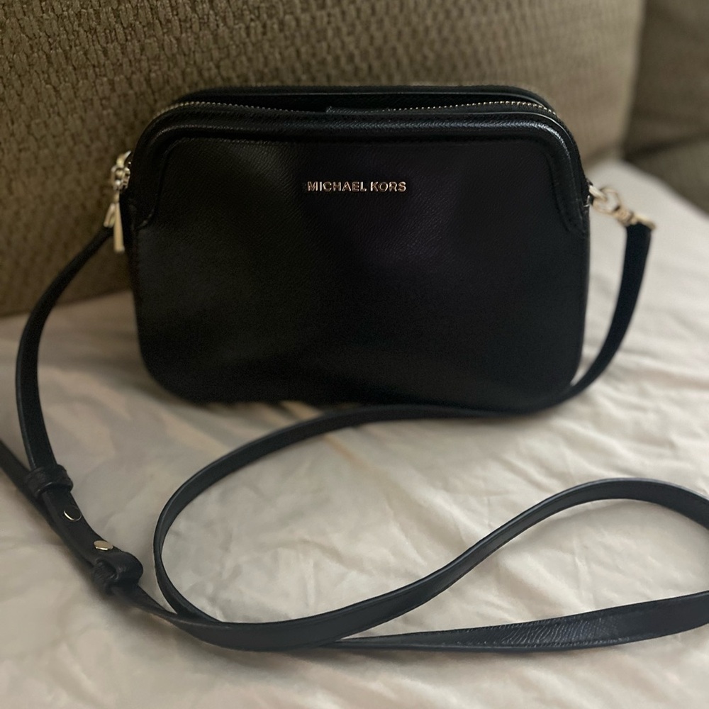 Authentic Michael Kors Black Crossbody Bag